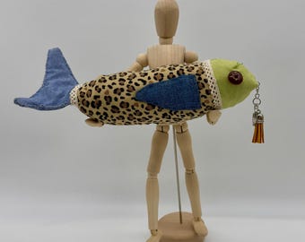 Fish Fabric Art: Cheetah Print
