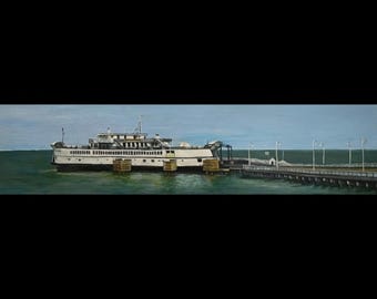Disembarking in Oak Bluffs