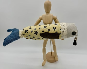 Fish Fabric Art: Star Print