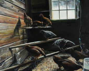 Chicken Room After Dinner Print