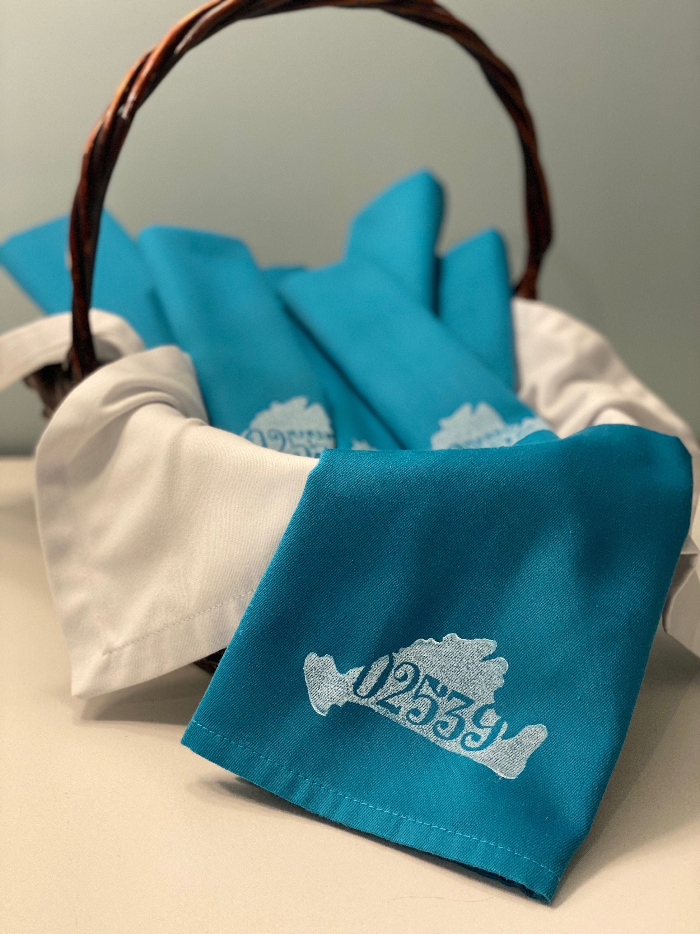 12 Vineyard Zip Codes Napkin Set