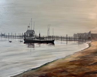 Between the Boat & the Tavern Print