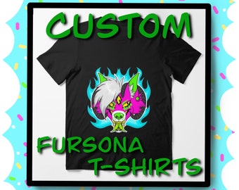 Custom Fursona T-Shirt - any species