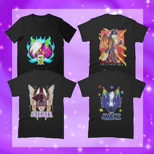 Custom Fursona T-Shirt - any species