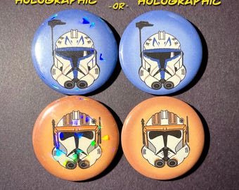 Clone Commander and Clone Captain 2.25” Button Pin