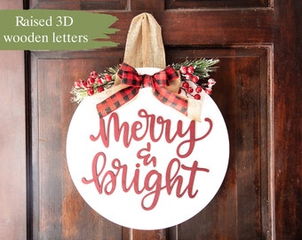Holiday Door Hanger Etsy