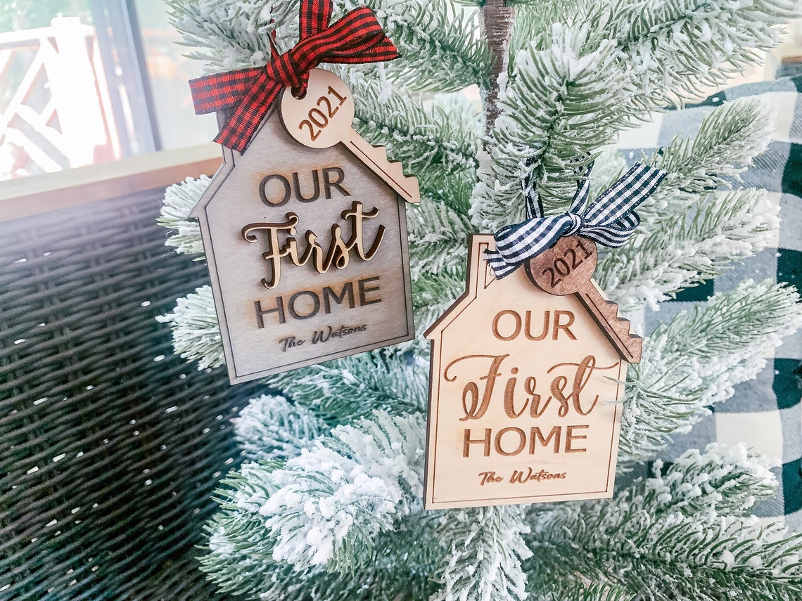 New Home Christmas Ornament First Home Christmas Ornament Etsy