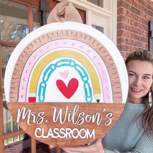 Classroom Door Hanger | Teacher Door Hanger | Teacher Gift Door Hanger | End of Year Teacher Gift