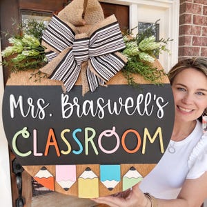 Teacher Door Sign | Teacher Gift Door Hanger | End of Year Teacher Gift | Door Hanger for Teacher