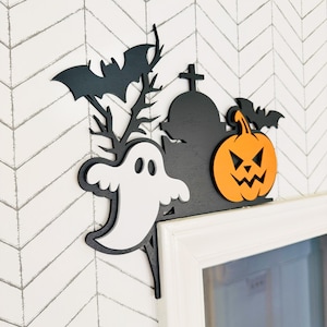 Halloween Door Corner Decor | Halloween Decor | Happy Halloween Door Frame |