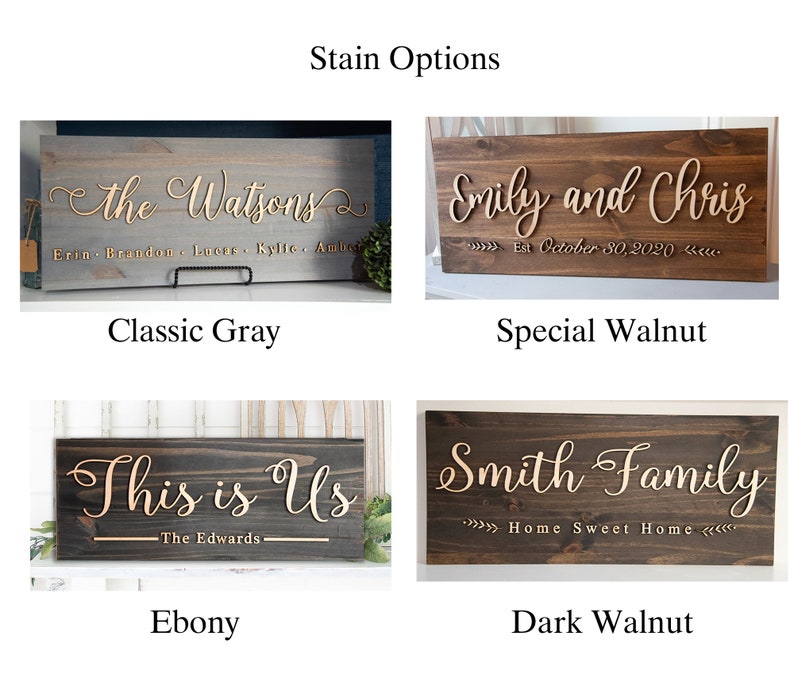 Personalized Wooden Sign Wedding Date Sign Entryway Wall Decor Wedding Gift Newlywed Gift Mantle Decor image 2