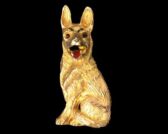 Vintage Gerry's German Shephard Brooch