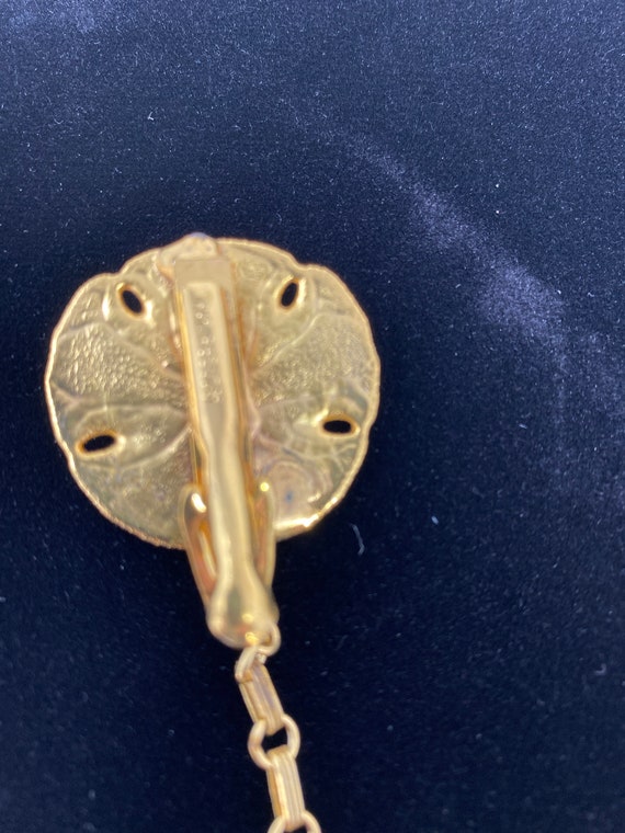 1980s Vintage Sand Dollar Collar Stay View 4
