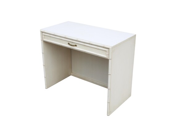 Vintage Dixie Faux Bamboo Writing Desk Etsy