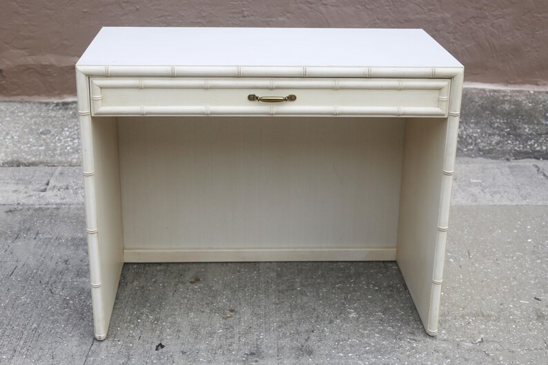Vintage Dixie Faux Bamboo Writing Desk