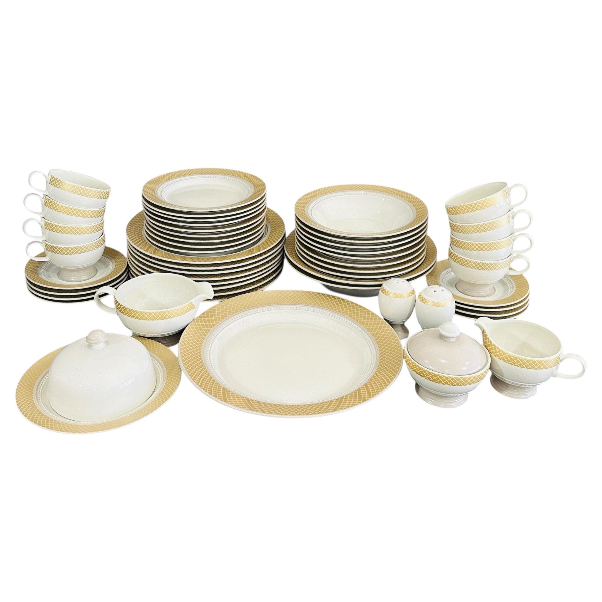 Mikasa Stoneworks Arcadia 52-piece Dinnerware Set | Service for 8