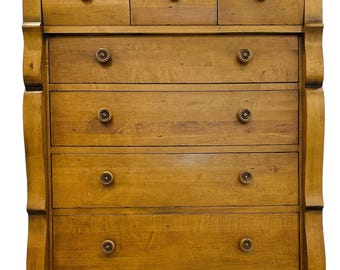 Ethan Allen Country Crossing Cinnamon Maple Lingerie Chest Vintage