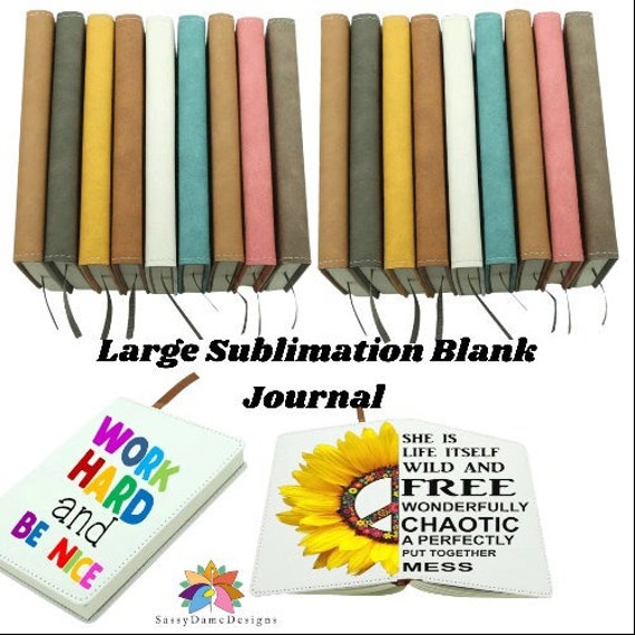 Sublimation Journal/sublimation Journal Blanks/sublimation Book/colored  Sublimation Journals/sublimation Blanks 