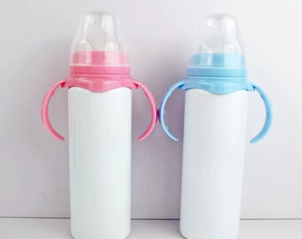 Straight 8oz Sublimation Baby Bottle/Sublimation Baby Blank Bottle/Baby Blank Bottle/Sublimation kids tumbler