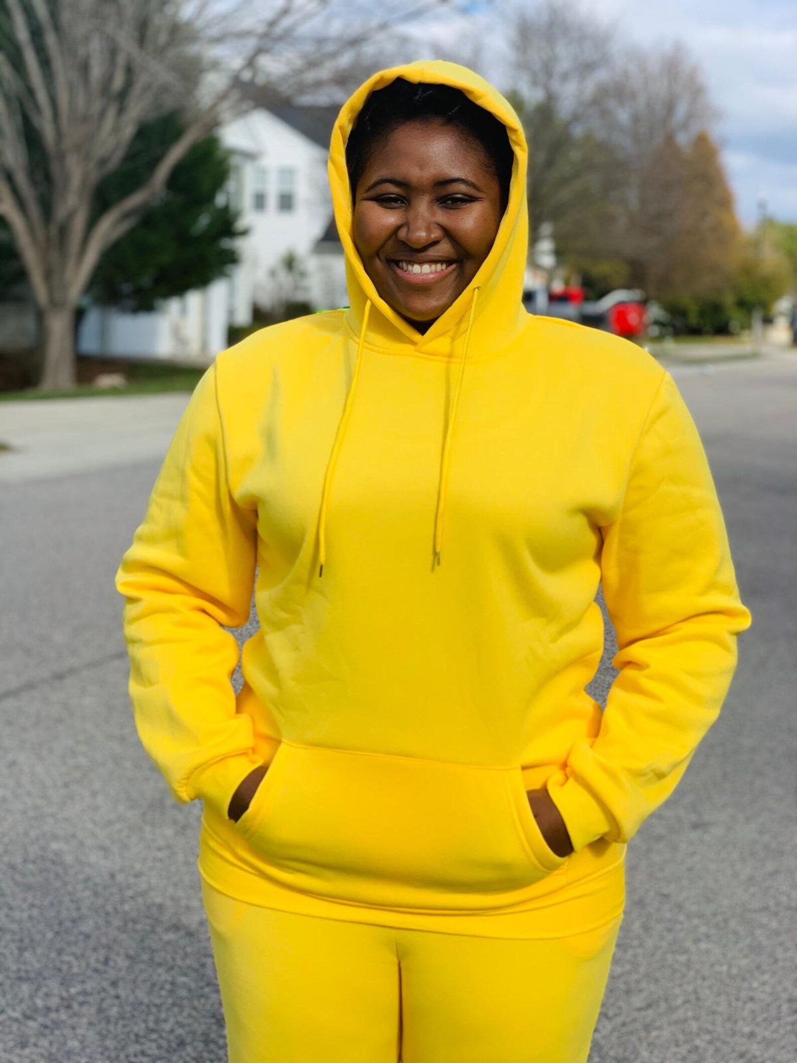 Polyester Hoodies Set Etsy