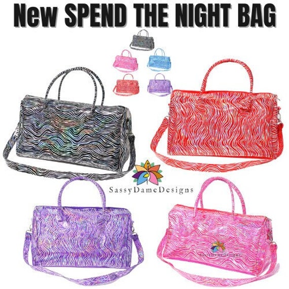 Spend The Night Bag, Over Night Bag (BLANKS)(These are blank bag with -  SassyDame Designs