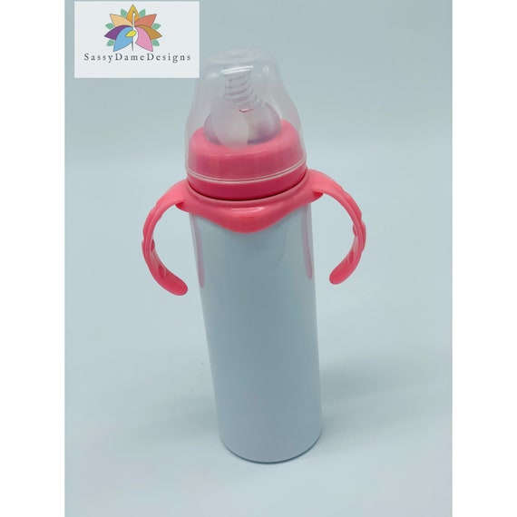 8oz Sublimation Tumbler Blanks Sippy Baby Bottle,stainless steel