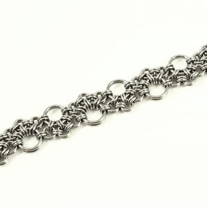 Chainmail Cuff Bracelet - Stainless Steel Chainmail Jewelry