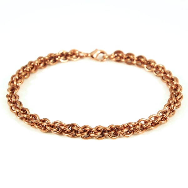 Simple Copper Chain Bracelet