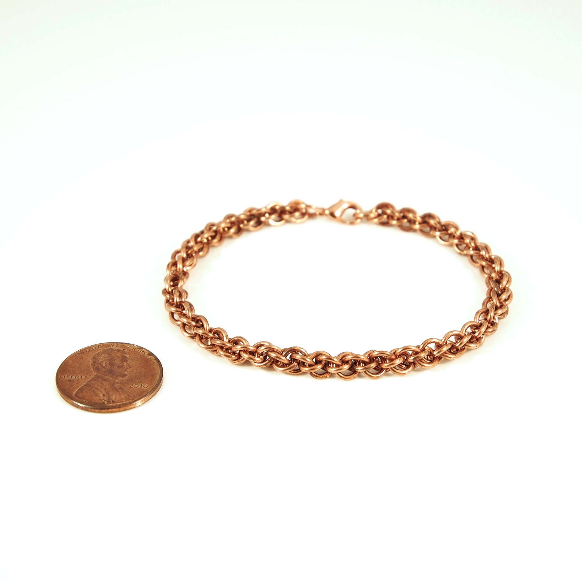 Simple Ankle Bracelet Chain Copper Anklet Etsy