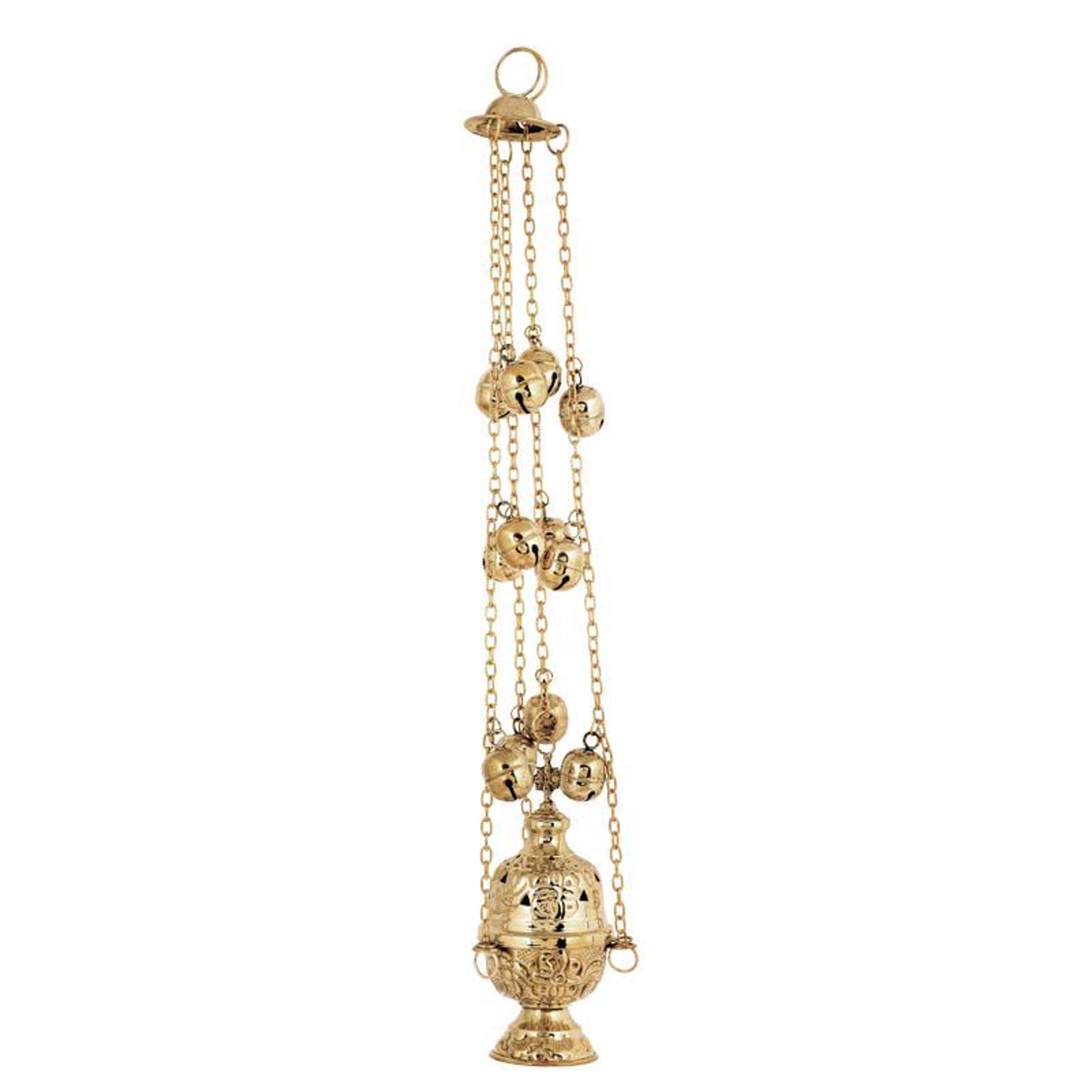Incensor Orthodox Church Liturgy Incense Burner Bronze Greek Thurible Censer ...