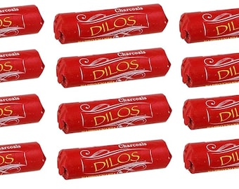 20 rullar runda grekisk-ortodoxa koltavlor av perfekt kvalitet, 22 mm för rökelse