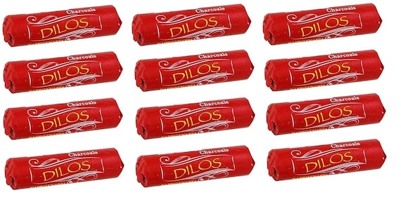 20 Rolls Perfect Quality Round Greek Orthodox Charcoal Tablets 22mm for Incense