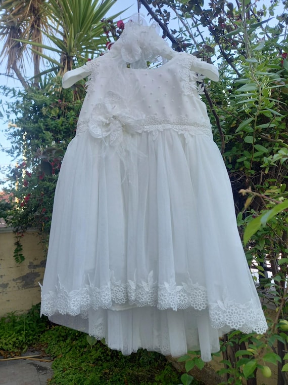 white embroidered mini dress Mimi Embroidered Mini Dress in White White / FR 34 / XS