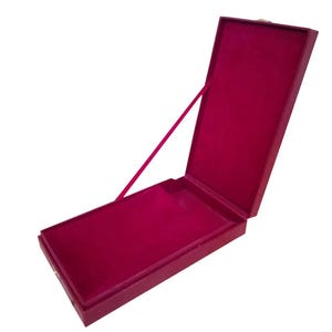 Étuis pectoraux croisés - Coffret cadeau à bijoux - Étuis intérieurs souples pour ranger ses bijoux en velours
