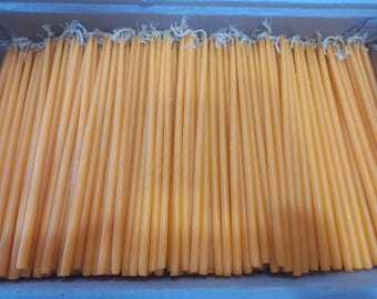 Candele ortodosse in cera d'api naturale da 950 g provenienti dalla Grecia – Candele da preghiera con aroma di miele – Candele per altare, chiesa e monastero.