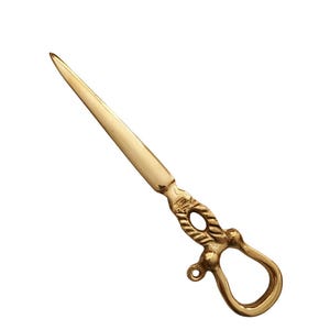Cortador de papel elegante de cuerda náutica de 8", cuchillo para sobres, abrecartas de 22 cm