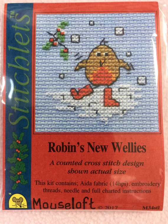 MOUSELOFT STITCHLETS CROSS STITCH KIT ~ VW BEETLE ~ NEW