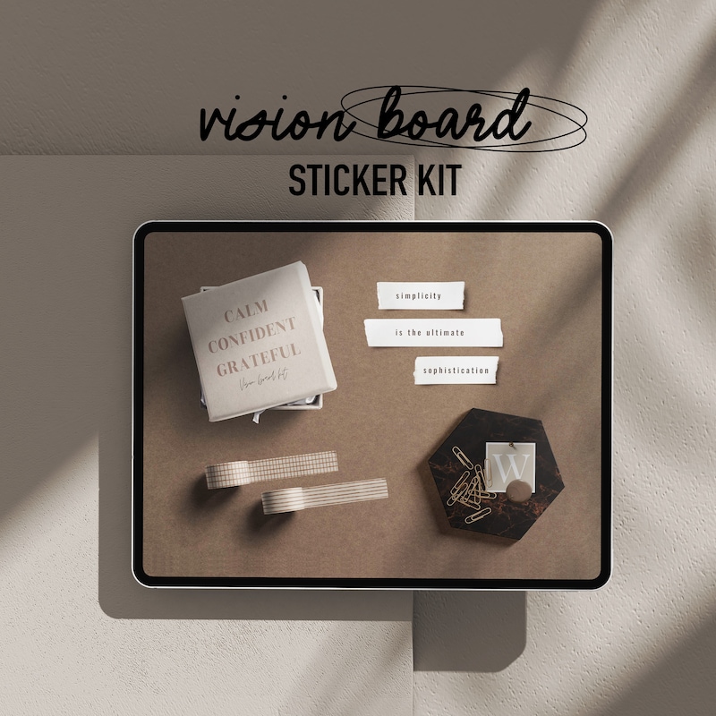 Vision Board Stickers - Etsy