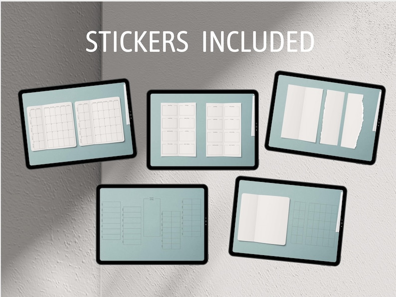 Nr 19 - The Creativity Box - May 2023 - Digital planner, digital stickers, realistic stickers, digital journaling, PNG, Clip art bullet image 5