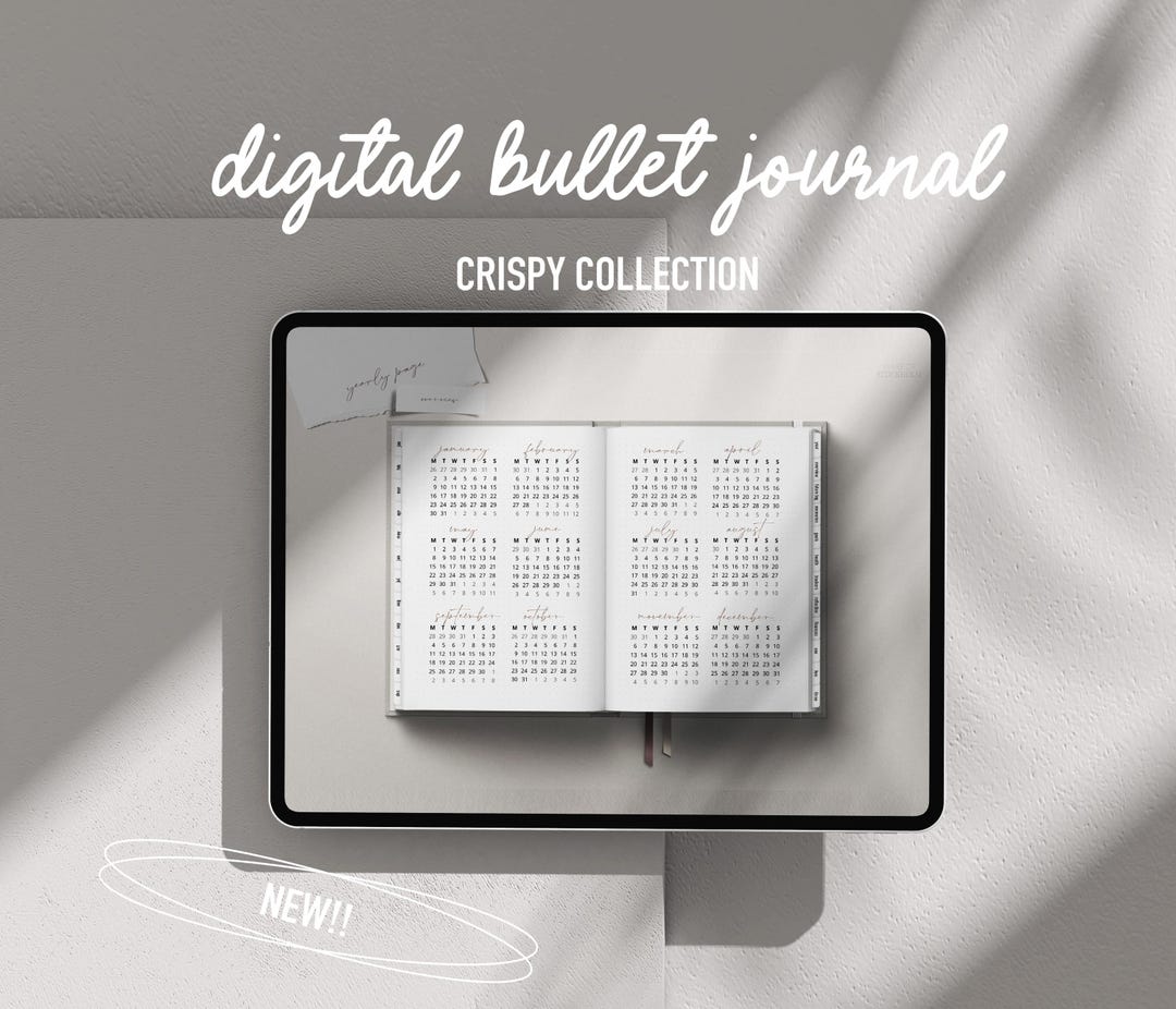 Realistic Journal.pdf Digital Dotted Journal 2026, Undated Digital Planner, Realistic Digital ...