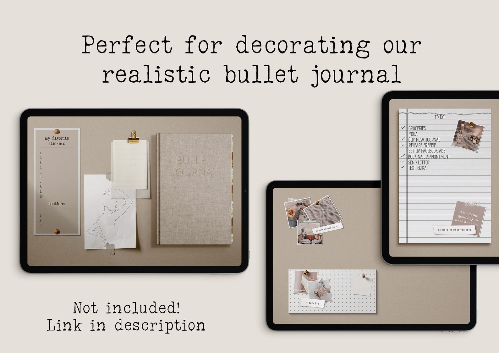 Vision Board Digital Stickers Mood Board Stickers Digital - Etsy