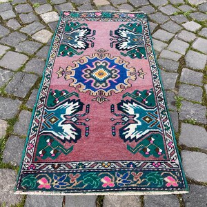 Boho Deco Turkish Rug Vintage Rugdoormat Rug Handmade Rug - Etsy