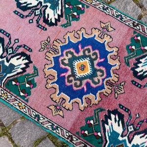 Boho Deco Turkish Rug Vintage Rugdoormat Rug Handmade Rug - Etsy