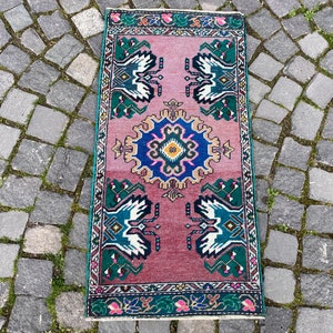 Boho Deco Turkish Rug Vintage Rugdoormat Rug Handmade Rug - Etsy