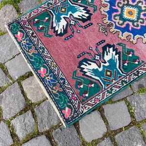 Boho Deco Turkish Rug Vintage Rugdoormat Rug Handmade Rug - Etsy