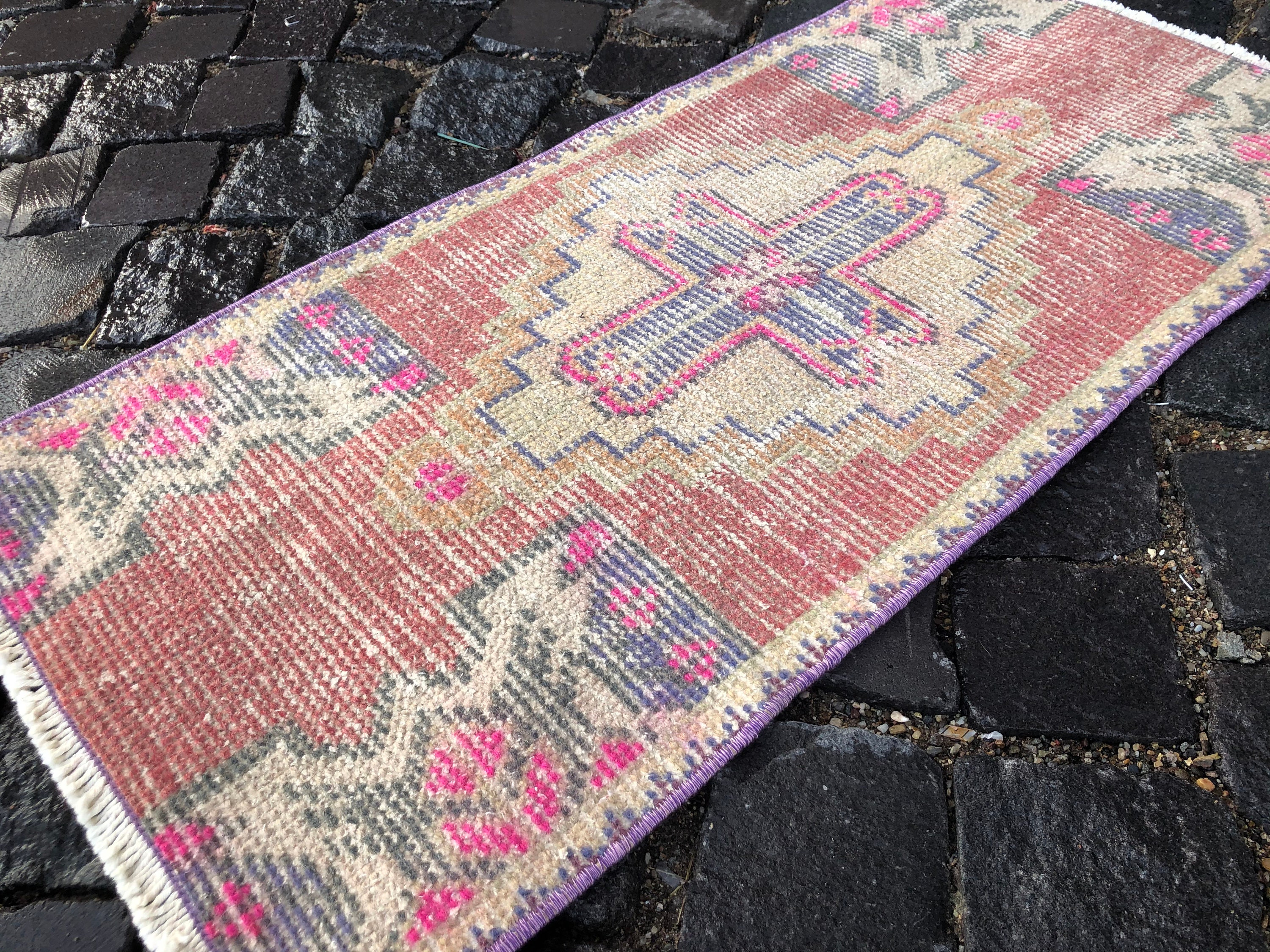 Handmade Rug Turkish Rug Vintage Rug Doormat Rug Boho Etsy