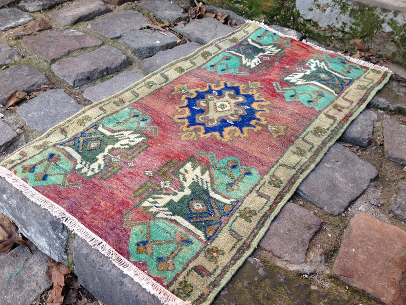 Antiques Rugs Carpets Turkish Vintage Rug Small Carpet Door Mat Handmade Boho Decor Kilim 1 6 X 3 2 Ft Edita Nc