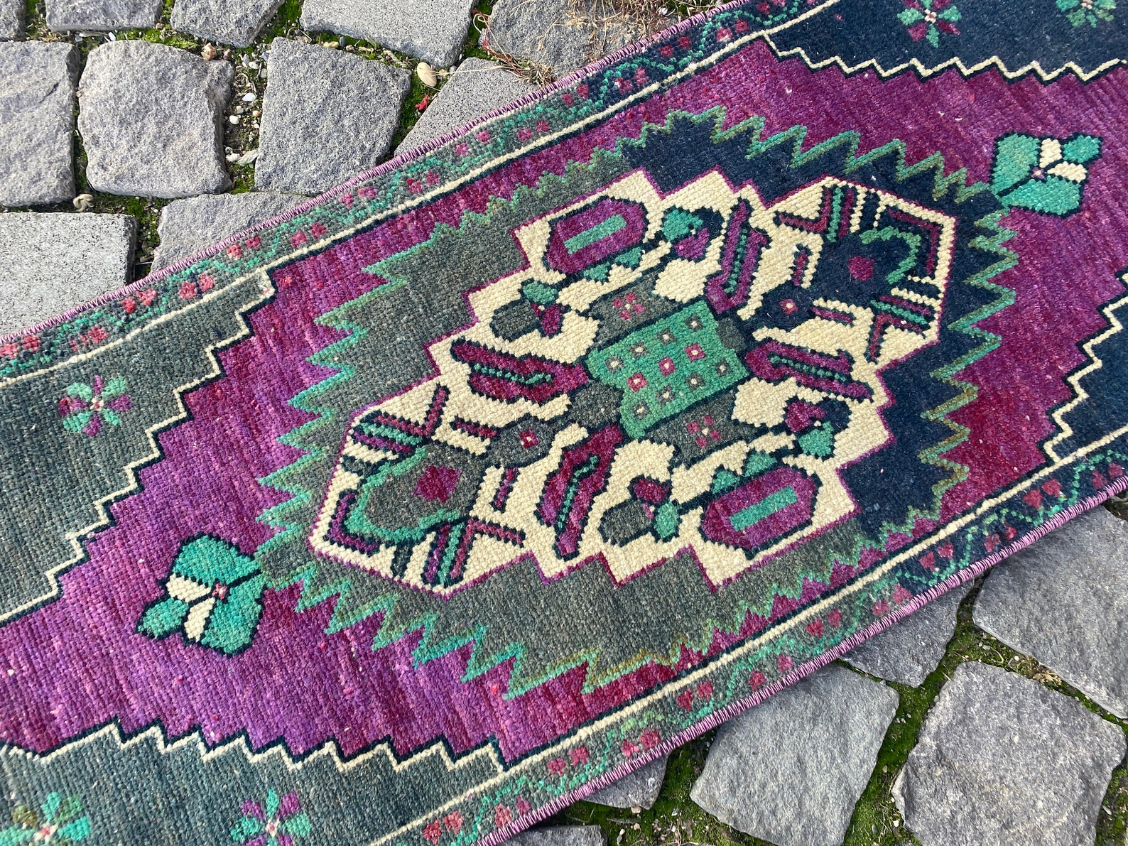 Boho Deco Turkish Rug Vintage Rugdoormat Rug Handmade Rug - Etsy