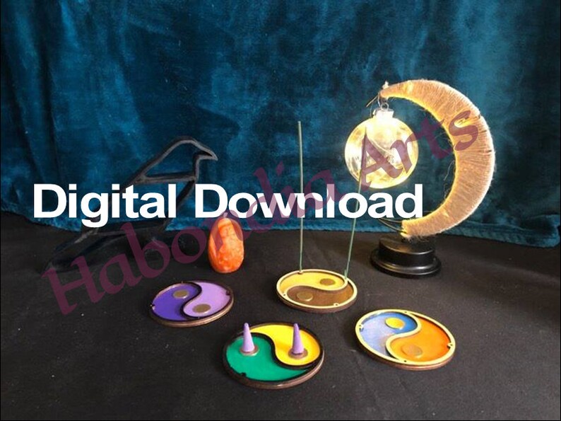 Incense Burners Digital Download SVG, DXF, PDF and Photos to Make Your Own on a or