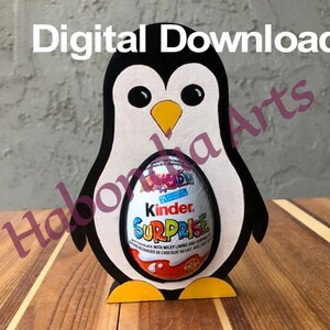 Pinguin und Elefant Eierhalter digital download SVG PDF DXF Dateien zum selber machen auf einer Glowforge oder einem anderen Laserdrucker